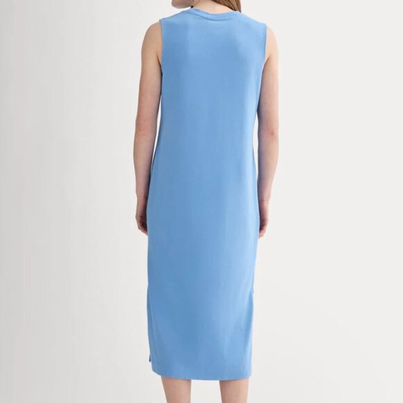 FINAL SALE: Everlane The Weekend Tank Dress in Blue Opal - Picture 2 of 9
